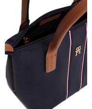 TOMMY HILFIGER POPETTE Geantă mini tote cu curea de umăr space blue corp - Genți femei - 5