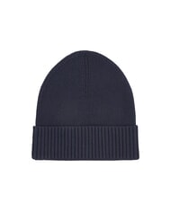 TOMMY HILFIGER TH FLAG Căciulă beanie din bumbac cu manșetă albastru spațial/negru - Căciuli - 2