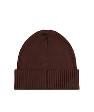 TOMMY HILFIGER TH FLAG Căciulă beanie din bumbac cu manșetă nuc bogat - Căciuli - 2