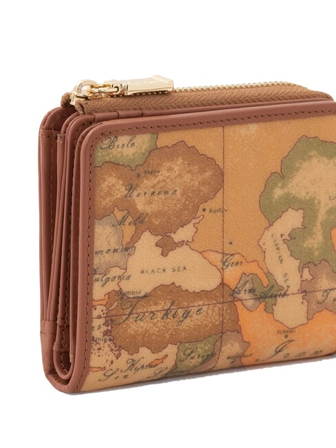 GEO CLASSIC Portofel dublu cu portofel pentru monede NATURAL - Portofele femei