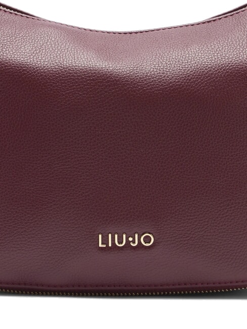 KALISKA Geantă hobo cu curea de umăr vin roșu - Genți femei