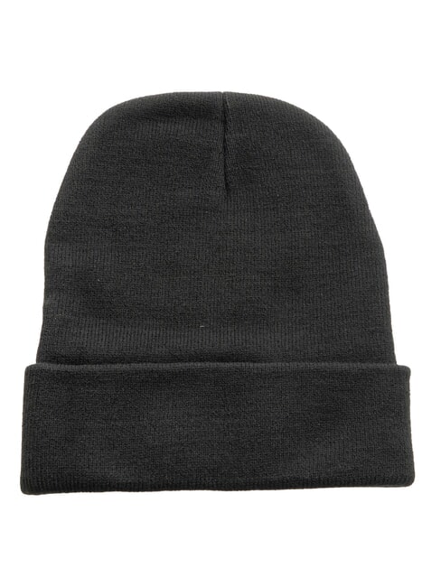 EVAN Căciulă beanie cu logo brodat BLACK - Căciuli