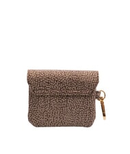 BORBONESE FLEXOS SOFT Portofel cu carabină natural op / negru - Portofele femei - 2