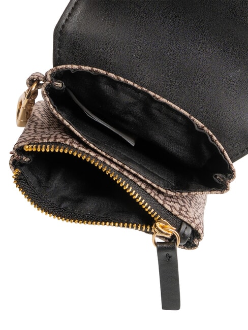 FLEXOS SOFT Portofel cu carabină natural op / negru - Portofele femei