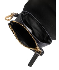 BORBONESE FLEXOS SOFT Portofel cu carabină negru - Portofele femei - 3