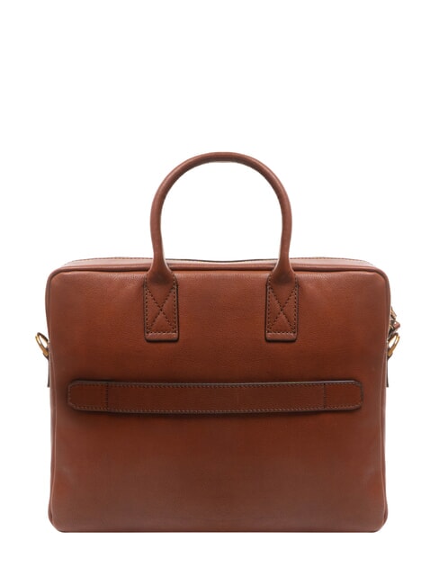 SERRISTORI Servietă din piele pentru laptop de 13" BROWN - Serviete birou