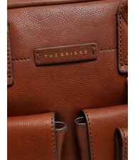 THE BRIDGE SERRISTORI Servietă din piele pentru laptop de 13" BROWN - Serviete birou - 4