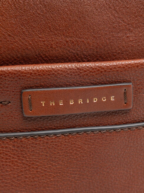 SERRISTORI Geantă de piele BROWN - Genți de umăr bărbați