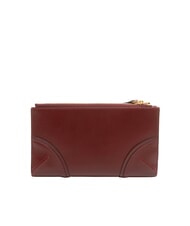 THE BRIDGE MATILDE Portofel mare din piele Chianti / Bordeaux / Aur - Portofele femei - 3