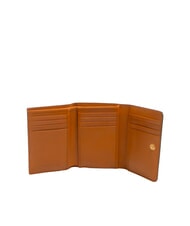 THE BRIDGE CECILIA Portofel din piele Cognac / Aur - Portofele femei - 2