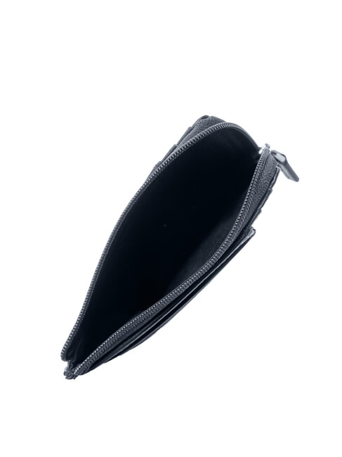 VACCHERECCIA Portofel cu fermoar Blue Navy / Ruteniu / Paladiu - Portofele bărbați