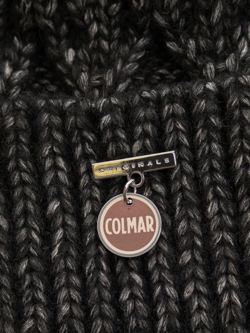 RENABLE Pălărie &icirc;mpletită cu manșetă negru - Căciuli