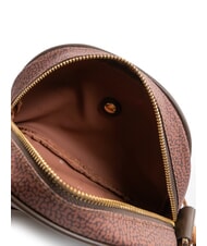 BORBONESE DOWNTOWN Geantă mică de umăr teracotă - Genți femei - 5