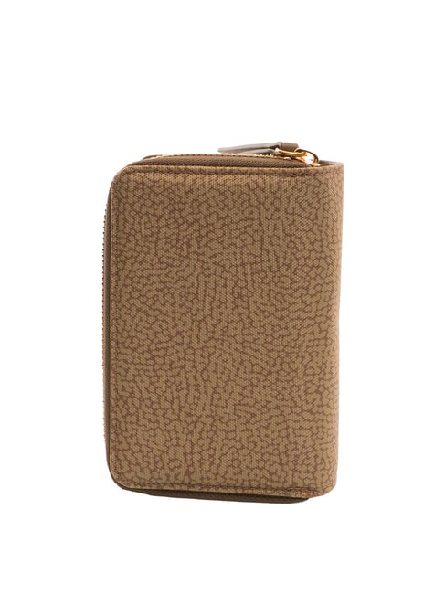 FLEXOS SOFT Portofel mediu cu buzunar pentru monede verde ulei - Portofele femei