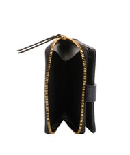 BORBONESE FLEXOS SOFT Portofel mediu cu buzunar pentru monede negru - Portofele femei - 4