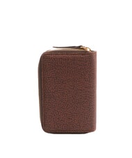 BORBONESE FLEXOS SOFT Portofel mediu cu buzunar pentru monede teracotă - Portofele femei - 3