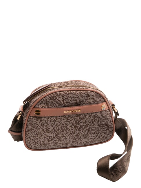 DOWNTOWN Geantă mică de umăr pudră/op naturală - Genți femei