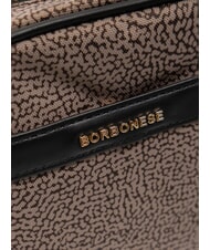 BORBONESE DOWNTOWN Geantă mică de umăr natural op / negru - Genți femei - 3