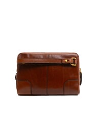 THE BRIDGE VESPUCCI Geantă de m&acirc;nă din piele cu m&acirc;ner BROWN - Genți femei - 4