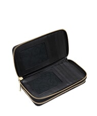 GATTINONI PLANETARIUM Portofel mare cu fermoar dublu gri deschis monocrom/negru - Portofele femei - 2