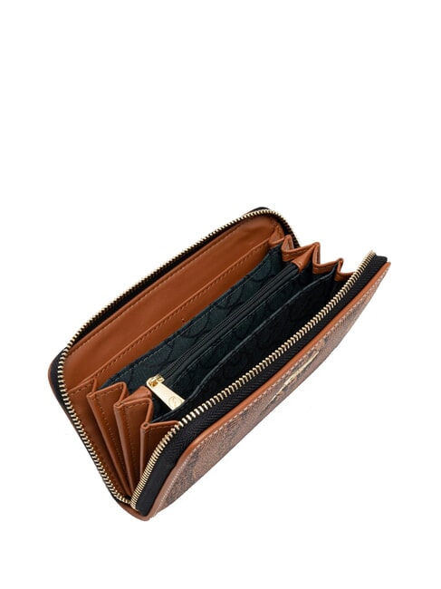 PLANETARIUM Fermoar mare în jurul portofelului bronz monocrom - Portofele femei