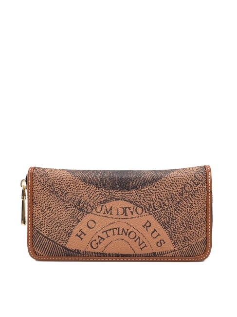 PLANETARIUM Fermoar mare în jurul portofelului bronz monocrom - Portofele femei