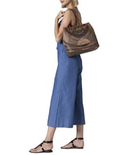 GATTINONI PLANETARIUM Geanta de cumparaturi medie bronz monocrom - Genți femei - 5