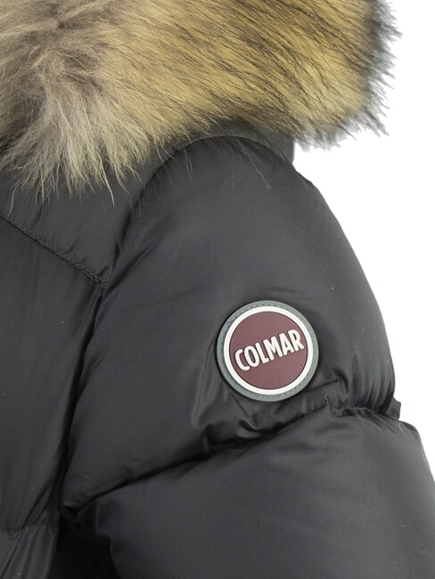 E-CONCRETE Jachetă de puf cu glugă vulcan negru - Jachete pentru copii