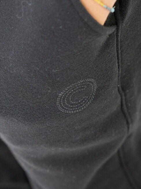 STUNNING Pantaloni de sport cu sclipici negru - Treninguri pentru copii