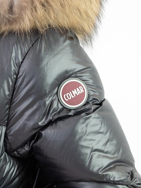 BLAZE KIDS Jachetă de puf cu glugă negru - Jachete pentru copii