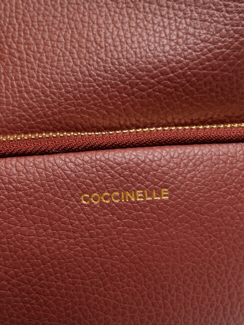 FENIX Rucsac mic din piele coniac - Genți femei