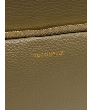 COCCINELLE FENIX Rucsac mediu din piele verde laur - Genți femei - 3