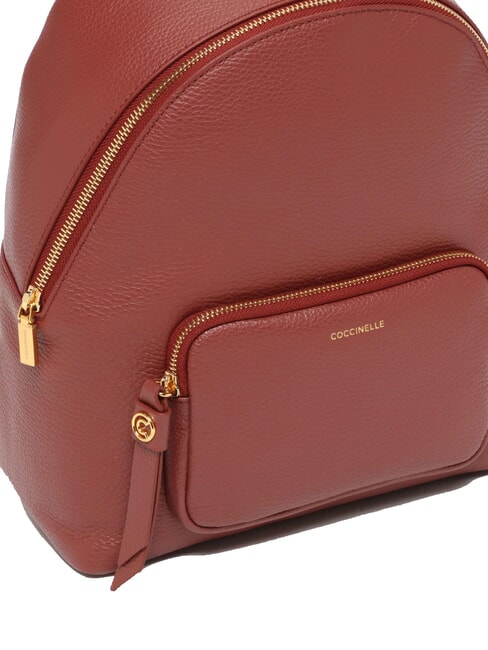 FENIX Rucsac mediu din piele coniac - Genți femei