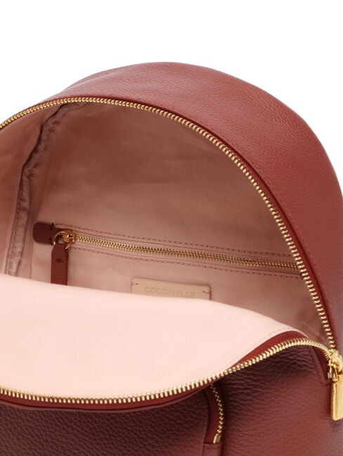 FENIX Rucsac mediu din piele coniac - Genți femei