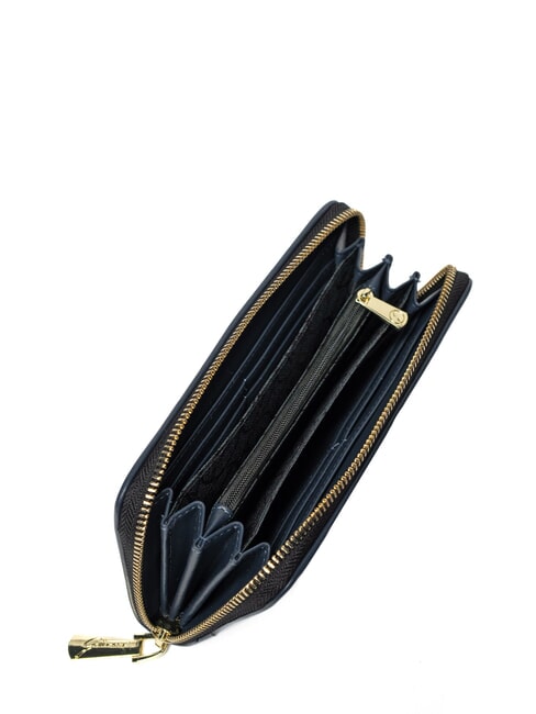 PLANETARIUM Fermoar mare în jurul portofelului acvamarin/bleumarin - Portofele femei