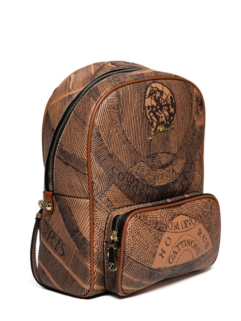 PLANETARIUM Rucsac mediu bronz monocrom - Genți femei