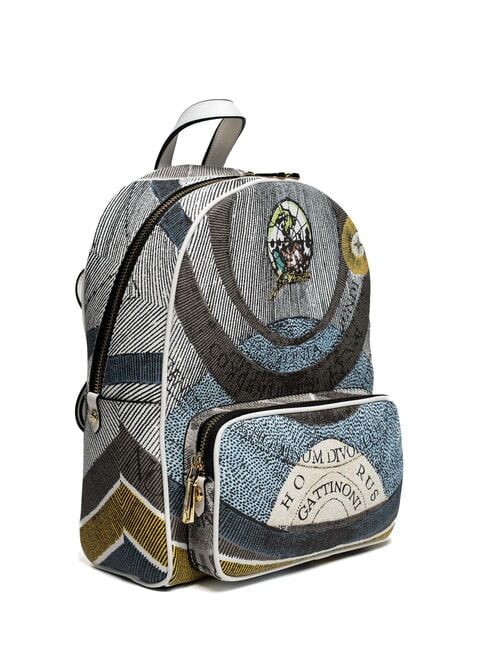 PLANETARIUM Rucsac mediu lună/alb - Genți femei