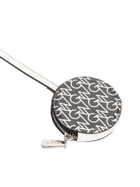 PLANETARIUM Breloc cu carcasă pentru monede alb-negru - Portchei