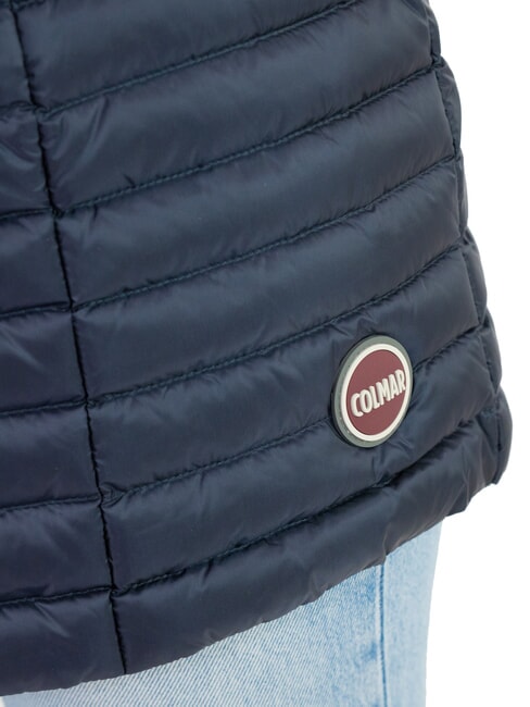 PUNKY Vestă lungă și ușoară, fără mâneci albastru marin - Vesta de dama