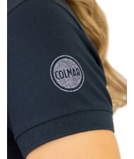 COLMAR MONDAY Tricou polo de damă cu detalii strălucitoare, croială slim fit albastru marin - maiou Polo - 2