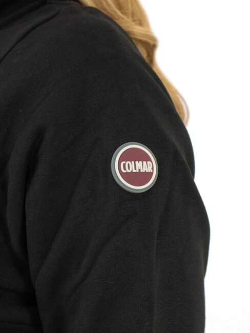 CONNECTIVE Hanorac cu guler înalt și fermoar integral negru - Hanorace pentru femei