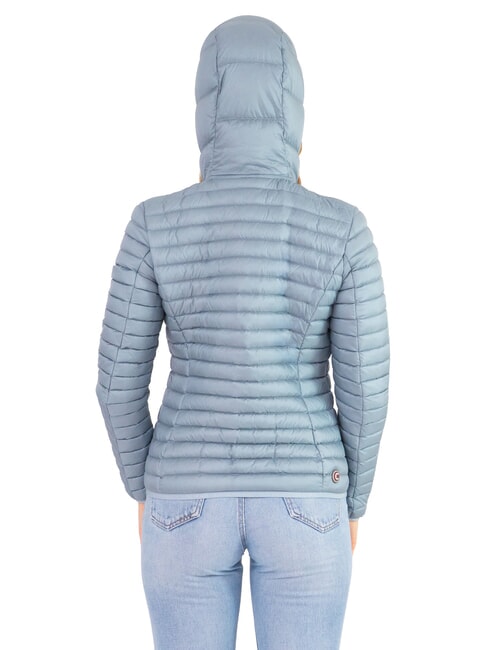 DELUXE Jachetă căptușită de greutate medie cu glugă oțel &icirc;ntunecat polar - Jachete de puf pentru femei