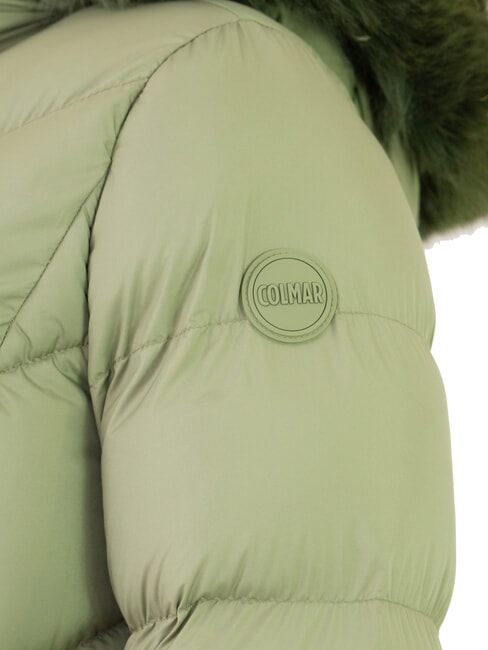 CAPTION Geacă lungă de puf pentru femei cu glugă noroi - Jachete de puf pentru femei