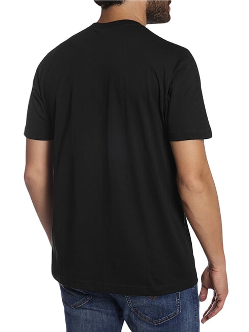 T-JUST Tricou de bumbac negru - tricou