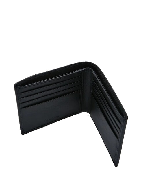 NADIR Portofel din piele de 8cc negru - Portofele bărbați