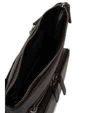 CERRUTI RORY Geantă din piele netedă negru - Genți de umăr bărbați - 5