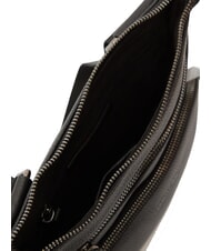 CERRUTI MADDOX Geantă plată din piele cu mai multe buzunare negru - Genți de umăr bărbați - 4