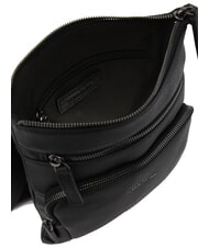 CERRUTI MADDOX Geantă plată din piele cu mai multe buzunare negru - Genți de umăr bărbați - 6