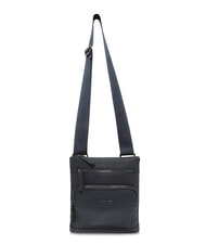 CERRUTI MADDOX Geantă plată din piele cu mai multe buzunare albastru - Genți de umăr bărbați - 5