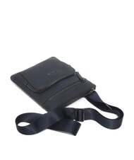 CERRUTI MADDOX Geantă plată din piele cu mai multe buzunare albastru - Genți de umăr bărbați - 6